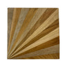 Decorative Storage Box | Sunburst Design | 8" Brown Mango Wood