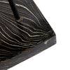 Decorative Tabletop Sculpture | Brown Rattan Intertwined | 20" Round