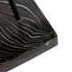 Decorative Tabletop Sculpture | Brown Rattan Intertwined | 20" Round