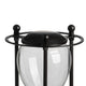 Iaon Hourglass Timer with White Sand | Tabletop 13" Black Iron Stand
