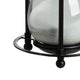 Iaon Hourglass Timer with White Sand | Tabletop 13" Black Iron Stand