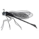 Decorative Dragonfly Garden Accent with Solar Lights | Black Iron Frame