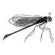 Decorative Dragonfly Garden Accent with Solar Lights | Black Iron Frame
