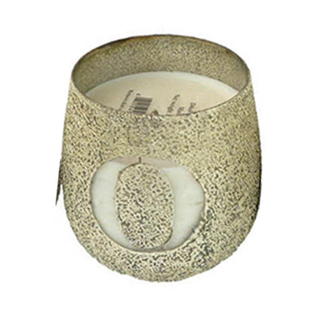 Set of 4 Scented Soy Wax Candles with Round Glass Holders | Earl Gray