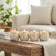 Set of 4 Scented Soy Wax Candles with Round Glass Holders | Earl Gray