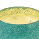 Myla Scented Soy Wax Candle | Round Glass Vessel | Natural Teal Blue