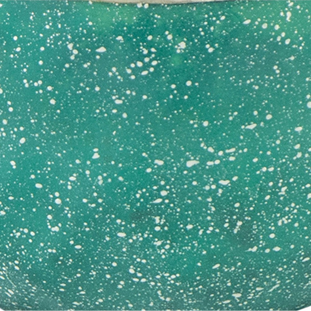Myla Scented Soy Wax Candle | Round Glass Vessel | Natural Teal Blue