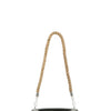 Prish Tall Lantern | Glass Insert | 33" Green Bamboo Frame | Hemp Rope