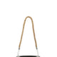 Prish Tall Lantern | Glass Insert | 33" Green Bamboo Frame | Hemp Rope
