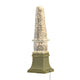 Raga Crystal Accent Lighting | Obelisk Decor Body | Gold Metal Base | 18"