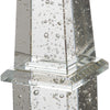 Raga Crystal Accent Lighting | Obelisk Decor Body | Gold Metal Base | 18"