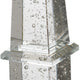 Raga Crystal Accent Lighting | Obelisk Decor Body | Gold Metal Base | 18"