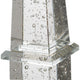 Raga Crystal Accent Lighting | Obelisk Decor Body | Gold Metal Base | 21"