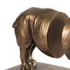Nimy Decorative Bookend Set of 2 | Jungle Rhinoceros | Bronze Polyresin