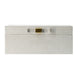 Anop 2pc Storage Box Set | Faux Snakeskin Finish | Flannel Lined | White