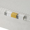 Anop 2pc Storage Box Set | Faux Snakeskin Finish | Flannel Lined | White