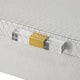 Anop 2pc Storage Box Set | Faux Snakeskin Finish | Flannel Lined | White
