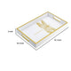 Decorative Tray | Gold Dragonfly | Cutout Handles | White Acrylic 16"