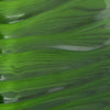 Decorative Vase | Square Shaped Rippled Texture | Green Resin 9"