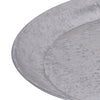 Vello Bar Tray | Round Shape | Hammered Texture | Silver Iron 15"