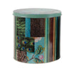 Yuva Decorative Box Set of 3 | Animal Motifs & Stripes | Green Tin Metal
