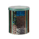Yuva Decorative Box Set of 3 | Animal Motifs & Stripes | Green Tin Metal