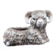 Outdoor Planter | Mountain Sheep Sculpture | Cream & Gray Resin 15"
