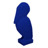 Tabletop Decor | Pelican Figurine | Royal Blue Resin | Coastal Style 19"