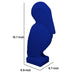 Tabletop Decor | Pelican Figurine | Royal Blue Resin | Coastal Style 19"