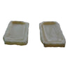 Decorative Accessory Tray | Rectangular Shape | White Onyx Stone | 9"