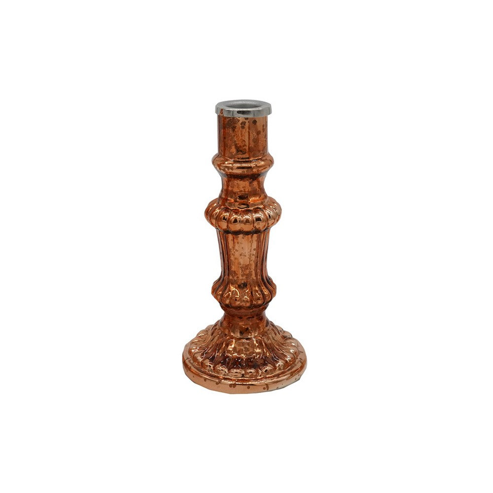 Lemu Luminary Treasures Candle Holder Set of 3 | Copper Ornate Iron