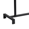 Decorative Candle Holder with 3 Hanging Glass Jars | 21" Matte Black