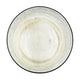 Candle Holder with Textured Glass Shade | White Coastal Stone Base | 8"