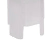 Decorative Candle Holder | Coastal White Selenite Stone | 8"