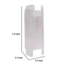 Decorative Candle Holder | Coastal White Selenite Stone | 8"