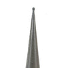Candle Holder | Pointed Cone Finial on Wired Orb | Gray Metal 26"