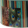 Yuva Decorative Box Set of 3 | Animal Motifs & Stripes | Green Metal Tin