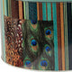 Yuva Decorative Box Set of 3 | Animal Motifs & Stripes | Green Metal Tin
