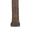 Reva Standing Buddha Sculpture | Distressed Brown Polyresin 24"