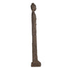 Reva Standing Buddha Sculpture | Distressed Brown Polyresin 24"