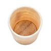 Decorative Candle Holder | Boho Yellow Stone Cylindrical Body | 6"