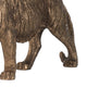 Crouching Tiger Accent Decor | Realistic 11" Bronze Polyresin Sculpture