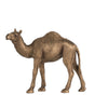 Egyptian Camel Accent Decor | Realistic 9" Sculpture | Polyresin Bronze