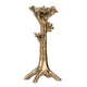Tree Candle Holder Stand | 13" Decorative Design | Antique Gold Resin