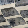 Decorative Tray | 14" Capiz Checkered Pattern | Retro Black and White