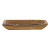 Mepo Display Serving Accent Tray | 16" Warm Natural Brown Teak Wood