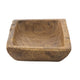 Mepo Display Serving Accent Tray | 16" Warm Natural Brown Teak Wood