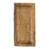 Mepo Display Serving Accent Tray | 16" Warm Natural Brown Teak Wood
