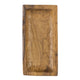 Mepo Display Serving Accent Tray | 16" Warm Natural Brown Teak Wood
