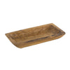Mepo Display Serving Accent Tray | 16" Warm Natural Brown Teak Wood